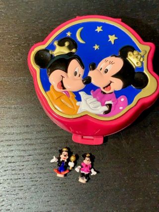 Vintage 1995 Polly Pocket Disney Minnie,  Mickey Mouse Playcase