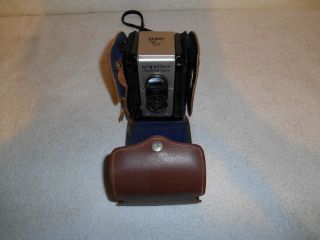 Vintage Argus Seventy Five 75mm Box Camera W/ Leather Case And Strap