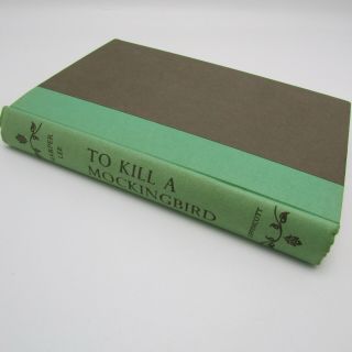 To Kill A Mockingbird Harper Lee 1st Edition 13 Impression With " W " No Dust Jack