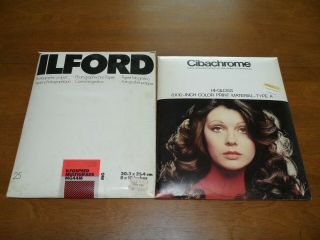 Vintage Ilford Cibachrome - A Photo Paper & Ilford Multigrade Photo Paper