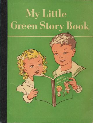 My Little Green Story Book Vintage Children 