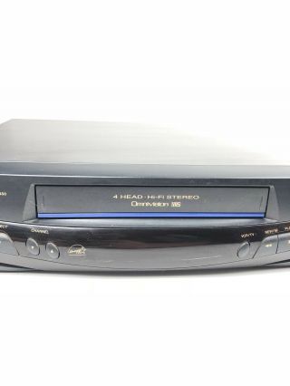 Panasonic VCR/VHS Player Recorder 4 Head PV - 8450 W/ Remote,  Cables,  Blank Tape 3