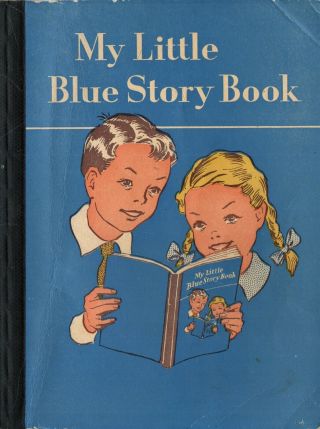 My Little Blue Story Book Vintage Children 