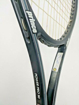 Prince Power Pro 90 Vintage Midsize Tennis Racquet W/ Cover 4 1/2 " Grip