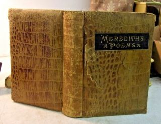 The Poetical Of Owen Meredith (lord Lytton) Leather Bound 1884 Edition