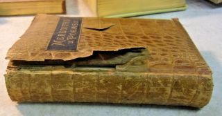 THE POETICAL OF OWEN MEREDITH (Lord Lytton) Leather Bound 1884 Edition 2