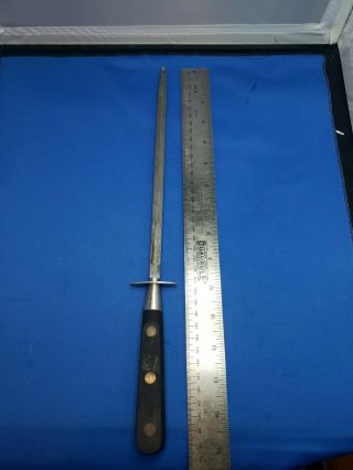 Vintage SABATIER Made in France Knife Sharpening Steel blade 10 