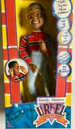 Vintage 1991 Hasbro Family Matters Talking Steve Urkel