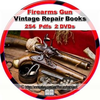 Firearms Gun Repair Vintage Rifle Shotgun Pistols Barrel Trigger 252 Pdfs 2 Dvds