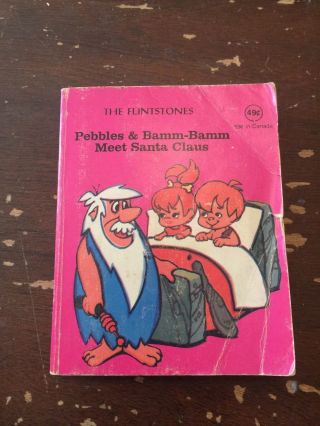 1977 The Flintstones Pebbles & Bamm Bamm Meet Santa Claus Softcover