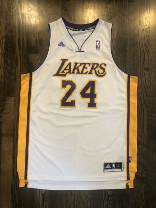 Vintage Adidas Kobe Bryant 24 Los Angeles La Lakers Jersey Size Large L