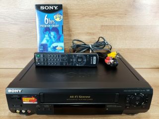 Sony Slv - N50 Vhs Vcr Cleaned Great
