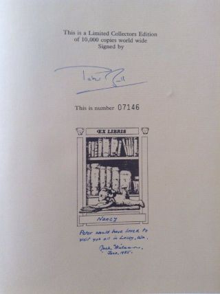 Signed Ltd Ed The Teddy Bear Book By Peter Bull Uk Ed