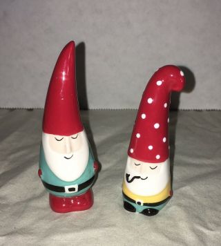 Vintage Gnomes Elves Salt And Pepper Shakers
