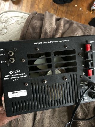 adcom gfa 1A power amplifier, 3