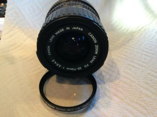 Vintage Canon Slr Camera Lens Zoom 35 - 70 Mm,  Bonus