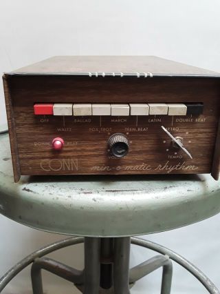 Conn Min - O - Matic Rhythm Vintage Primitive Drum Machine