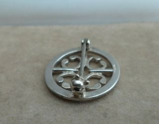 Vintage Jewellery Ola Gorie Silver St Magnus Cross Scottish Celtic Brooch Pin 4