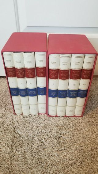 The History Of The Decline And Fall Of The Roman Empire; Edward Gibbon - 8 Books