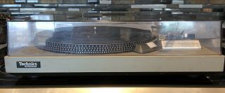 Technics Sl - 23 Frequency Generator Servo Turntable Belt Drive With Dust Cover ♫♪