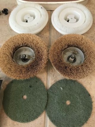 Vintage Regina Pads And Scrub Brushes Only Floor Polisher 2