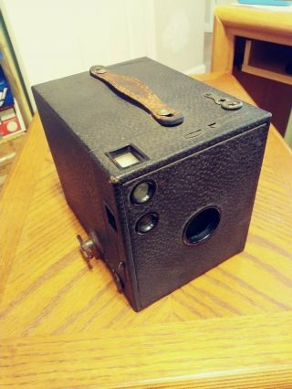 Antique Eastman Kodak No.  3 Brownie Model B Box Camera Made In U S A