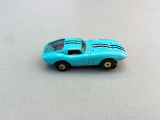 Vintage Aurora Cobra Jet Ho Slot Car Turquoise
