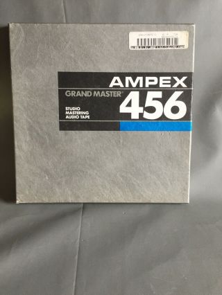 - 10” Ampex Grand Master 455 Mastering Audio Tape 1/4” 2500 Ft.  1