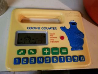 Vintage 1985 Fisher Price Cookie Counter Cookie Monster Sesame Street