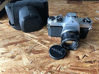 Vintage Honeywell Pentax Sp 500 35mm Slr Camera W/ - Takumar Lens Gr8t Shape
