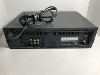 Sony SLV - AX10 4 - Head Hi - Fi Stereo VCR VHS W/ Remote,  RCA,  2 VHS Tapes 5