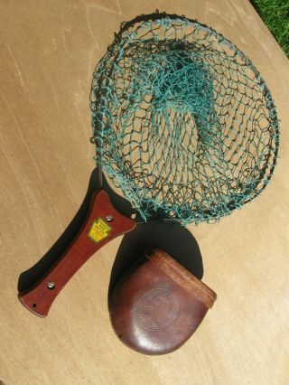 Vintage Handy Pak Net With Sheath Fishing