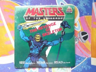 Vintage Masters Of The Universe He - Man,  Skeletors Revenge,  Record Book Ex