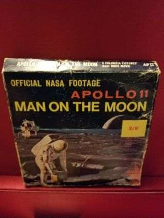 Columbia Pictures Official Nasa Footage Apollo 11 Man On The Moon B/w 8mm