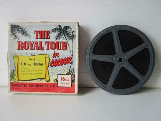 Vintage 16mm Film The Royal Tour In Colour No.  2 Fiji And Tonga With Sound