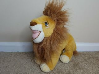 The Lion King Mufasa Adult Simba Plush Doll 1993 Mattel Disney Vintage Cat