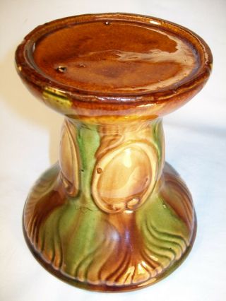 Vintage Roseville Mccoy? Pottery Jardiniere Pedestal Stand