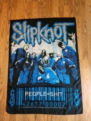 Slipknot Vintage 30 X 40 People = Sh T 2001 Iowa Tapestry Flag Fast