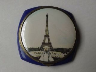 Vintage Eiffel Tower Paris France Mirror Compact