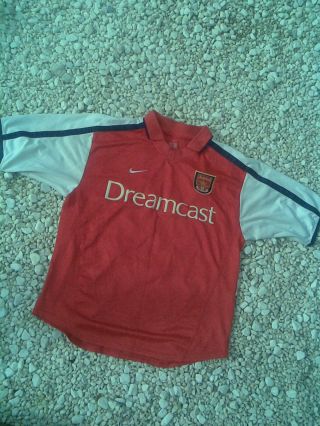 Vintage Arsenal Home Football Shirt Dreamcast Size Mens Medium