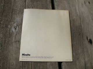 MINOLTA XE - 7 Sales Brochure 3