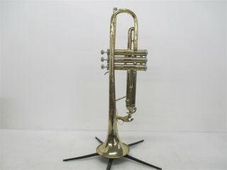 Pan American Vintage Trumpet sn 271812 w/ Bach 7C Mouthpiece,  Stand,  & Case 4