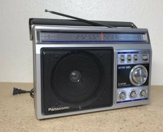 Panasonic Rf - 1401d Portable Fm - Am 2 - Band Receiver Vintage Radio Small Boombox
