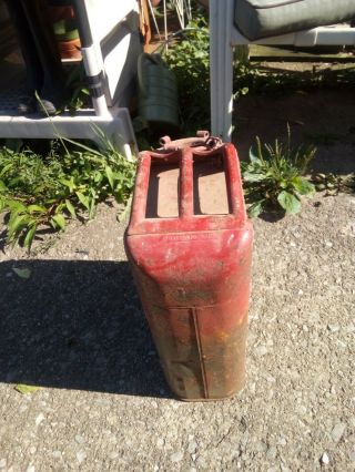 Vintage Military Jerry can/ gas can 20 - 5 - 51 2