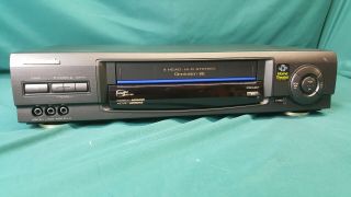Panasonic Omnivision Pv - V4620 4 Head Hi - Fi Stereo Vcr Video Cassette Recorder