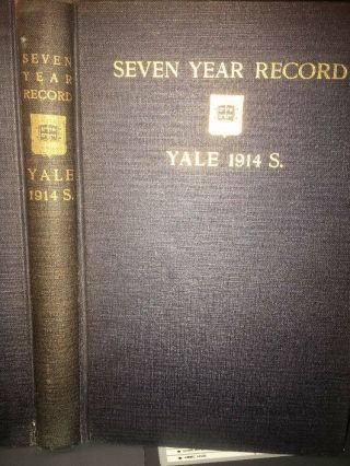 Seven Year Record Of Yale Class Of 1914 S.  By The Editorial Committee 1922
