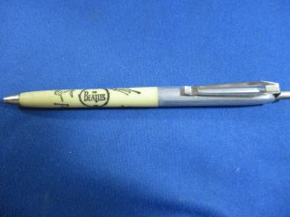Vintage Collectible " Beatles " Ball Point Pen With Signatures
