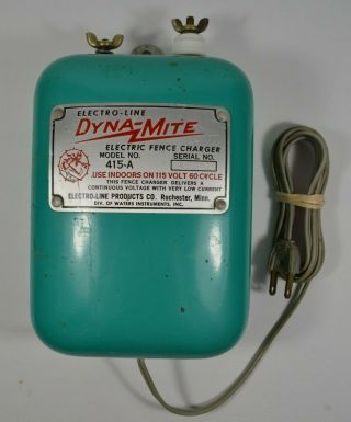 Vintage Electro - Line Dyna - Mite Electric Fence Charger Farm Livestock
