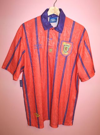 Vintage The Scottish Football Association Away Shirt Retro 1993 - 95 Xl - L24