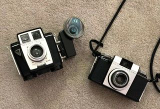 2 Kodak Cameras Pony Ii & Brownie Twin 20